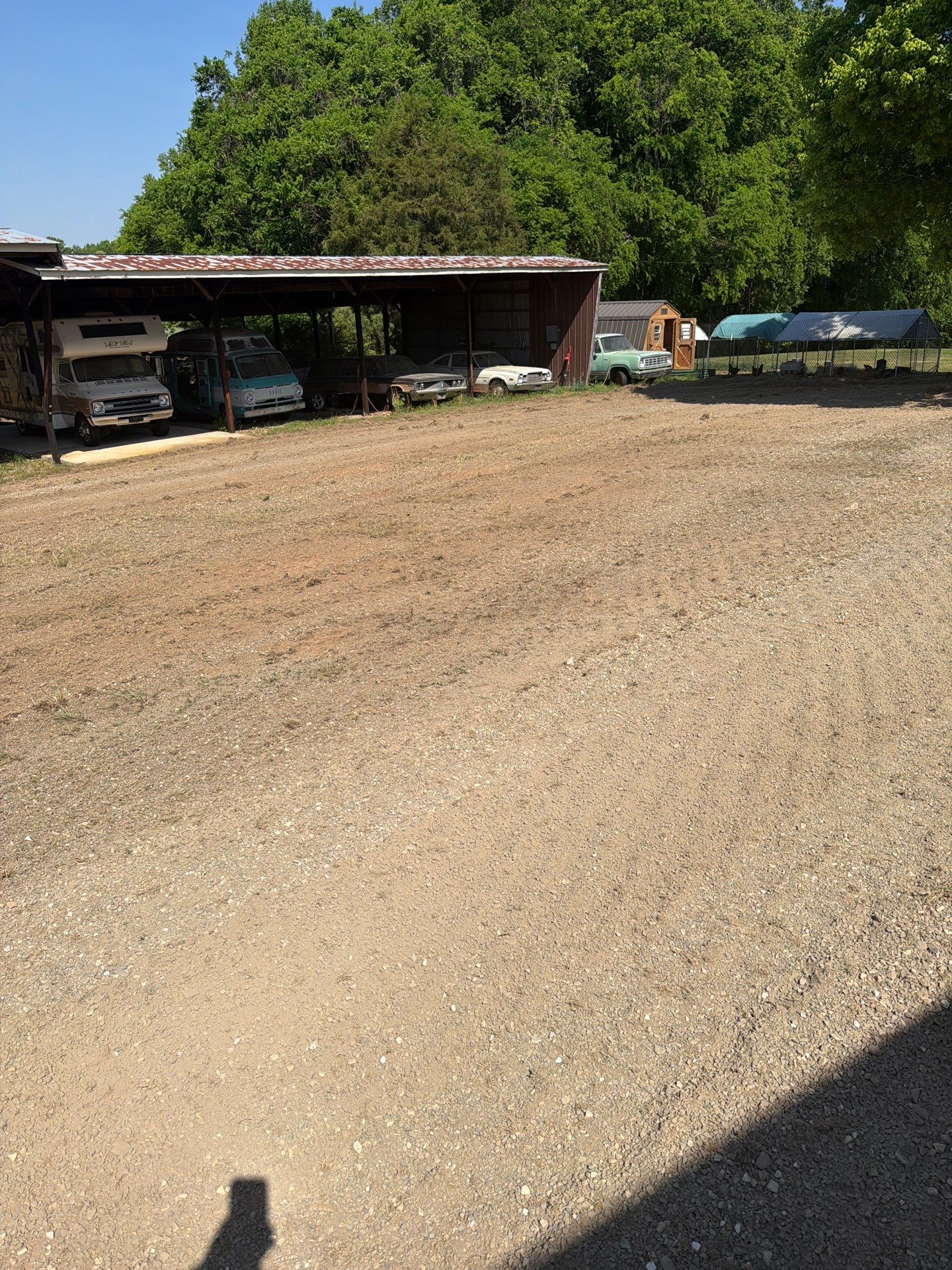 Gravel Driveway Grading and Lot Leveling in Lexington by Four Oaks Grading and Septic, LLC