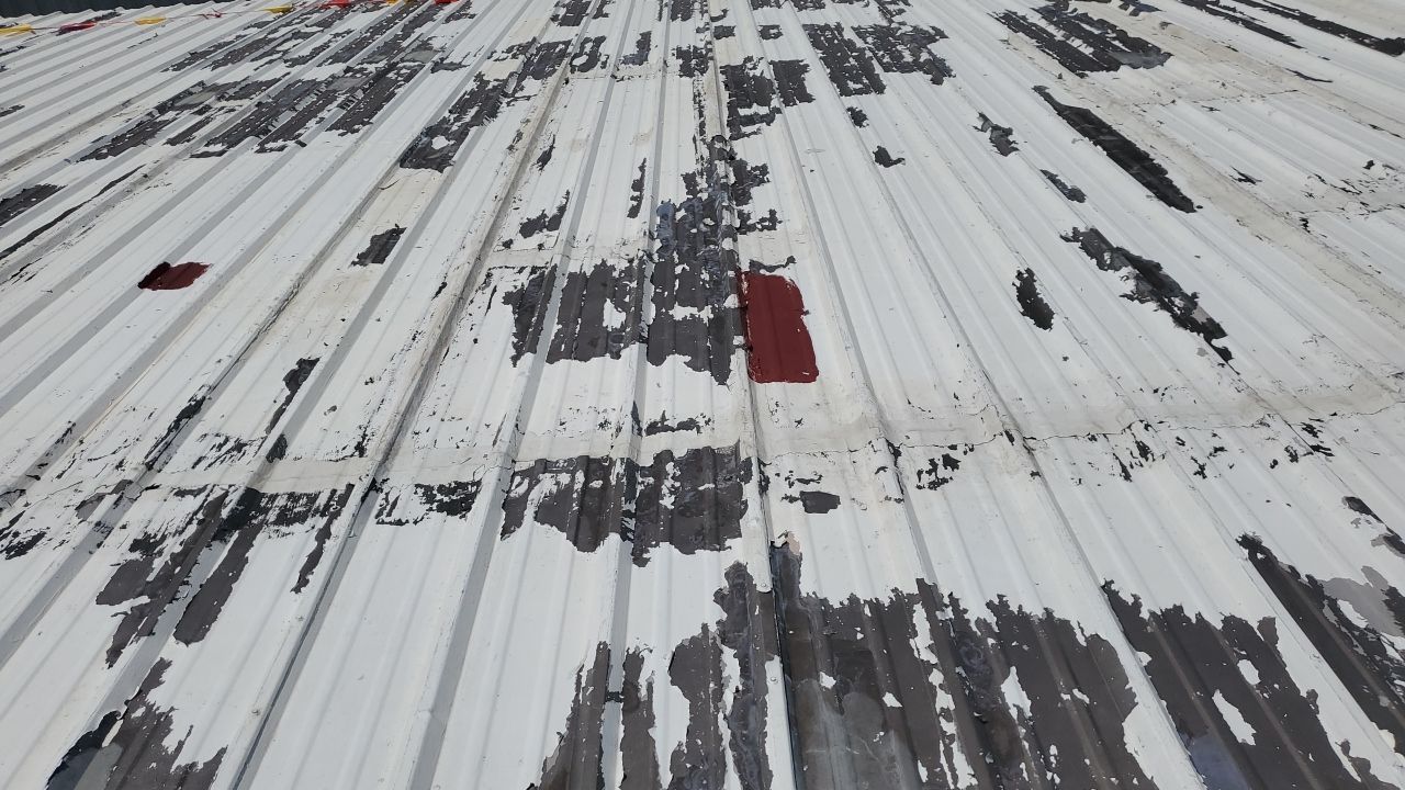Commercial Roofing Installation using GAF 10 Year Acrylic System by Lighthouse Roofing