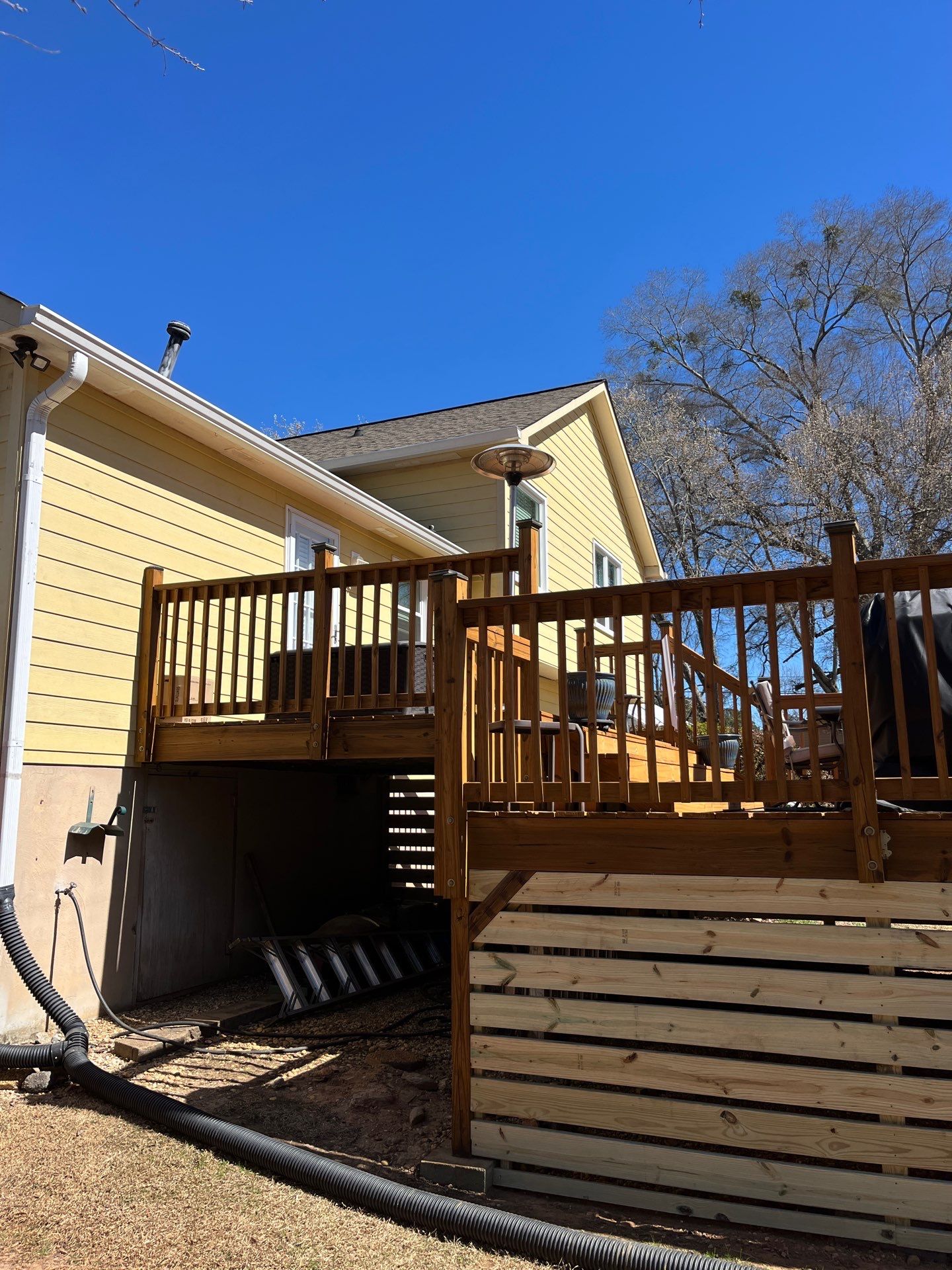 Acworth, GA James Hardie Board and Batten Siding Installation, Porch Renovation, Exterior Painting, and Window Replacement by Nelson Exteriors