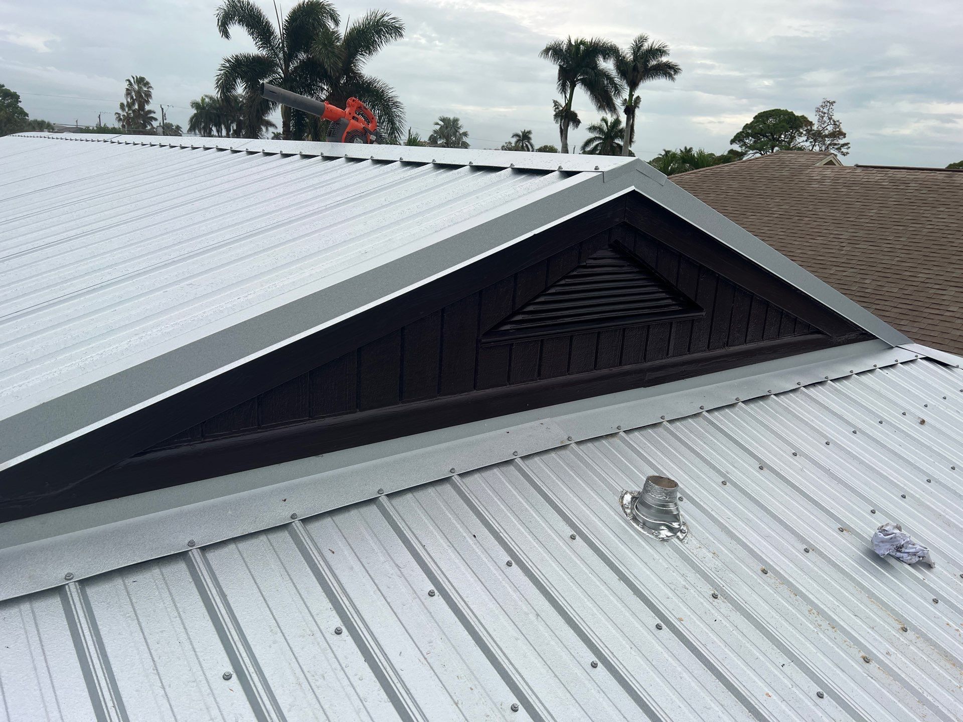 Residential Roofing Installation using Durabull Classic Rib Panel by Durabilis Roofing INC