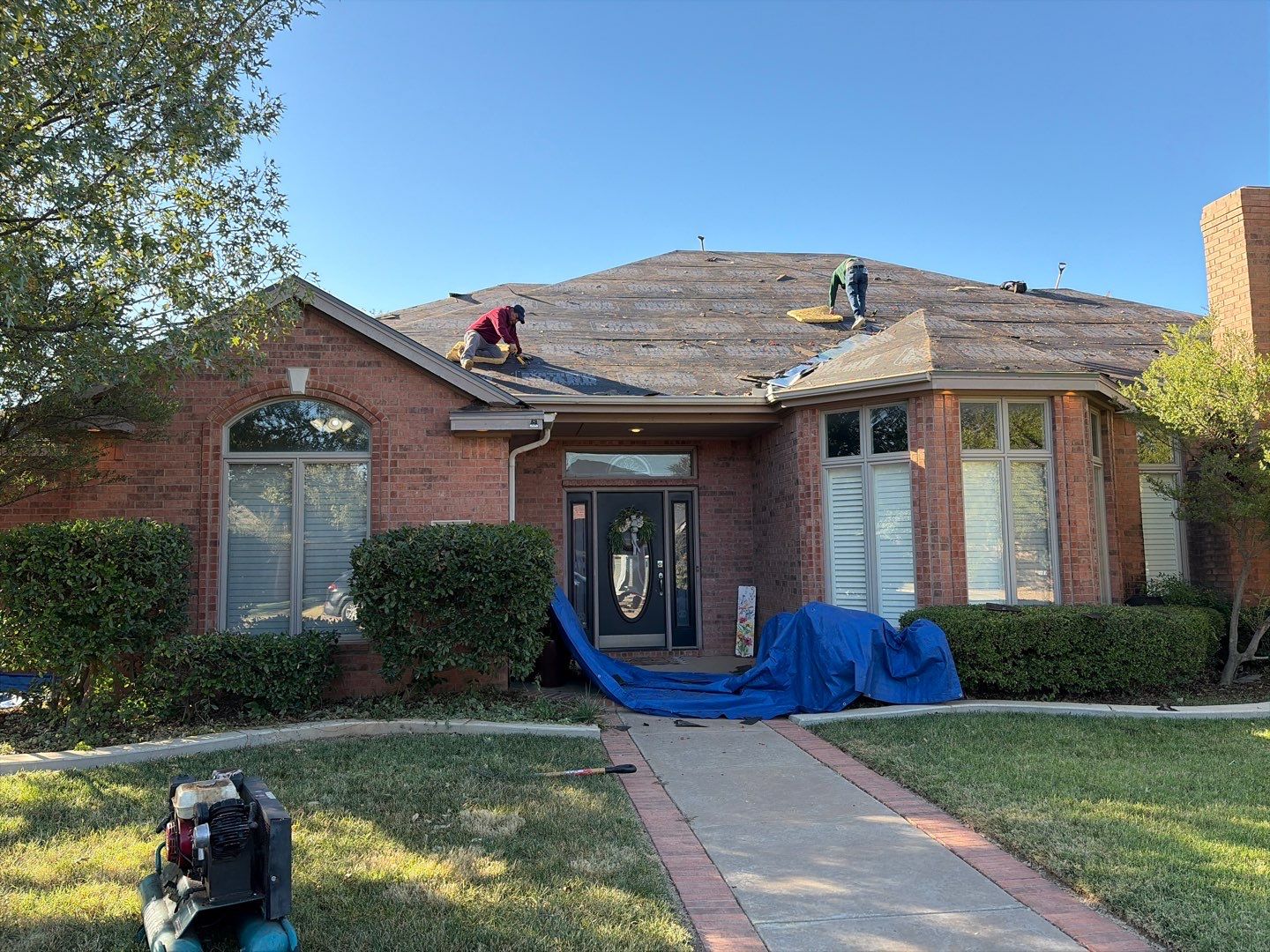 Lubbock house by Storm Guard of Lubbock