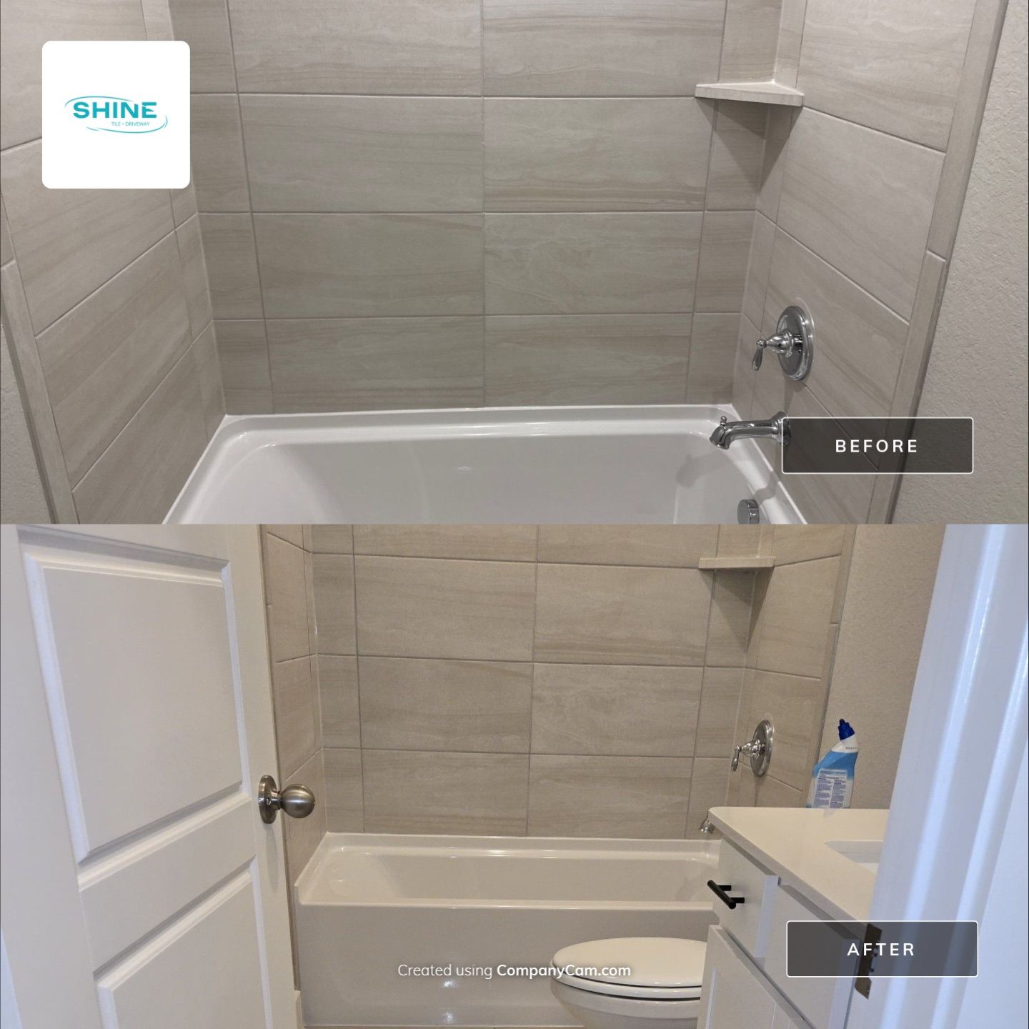 Project in Balcones Creek by SHINE Tile and Grout Cleaning