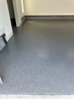 Garage Floor Coating using Briar