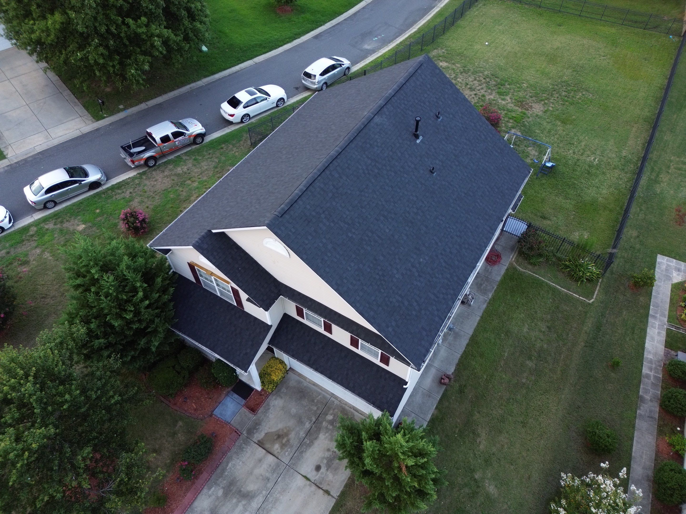 Roof and gutters replacement by hail and wind damage by Just Brilliant Restoration JBR