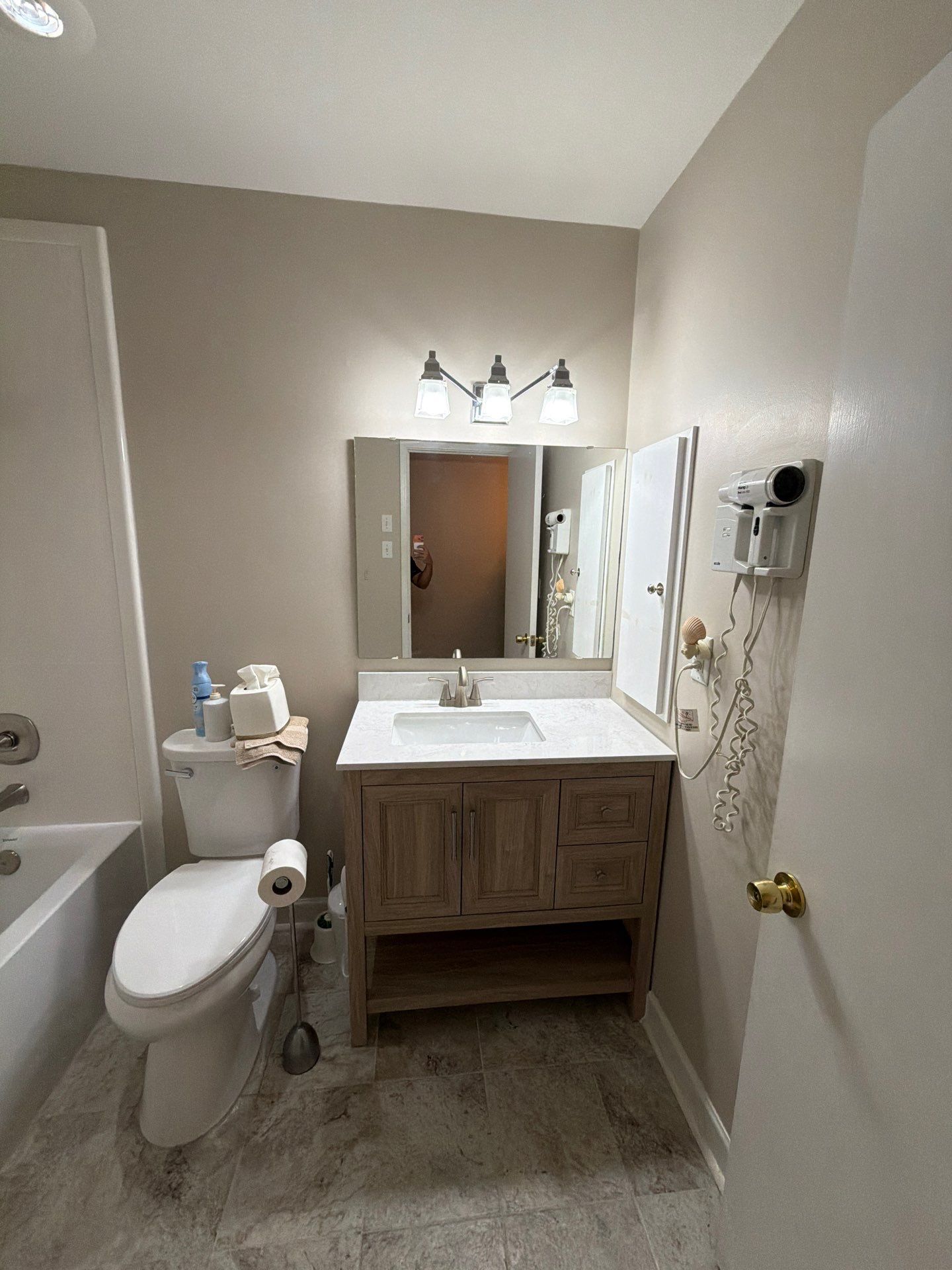 Bathroom remodel by King Cole Construction