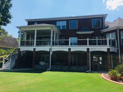 Elevated Composite Deck and Screened Porch Construction in Newnan