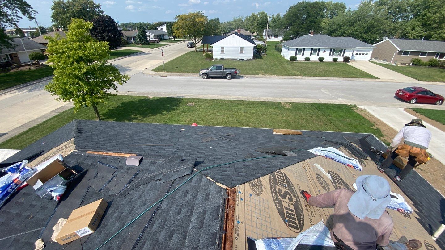 Residential Roofing Installation using GAF Timberline HDZ Charcoal by Nitro Roofing and Construction