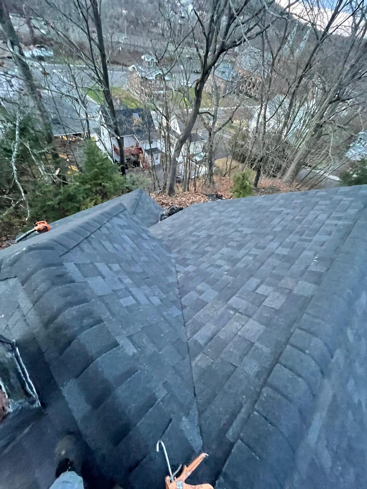 Residential Roofing Installation using Owens Corning TruDefinition Duration - Onyx Black by A Plus Exterior