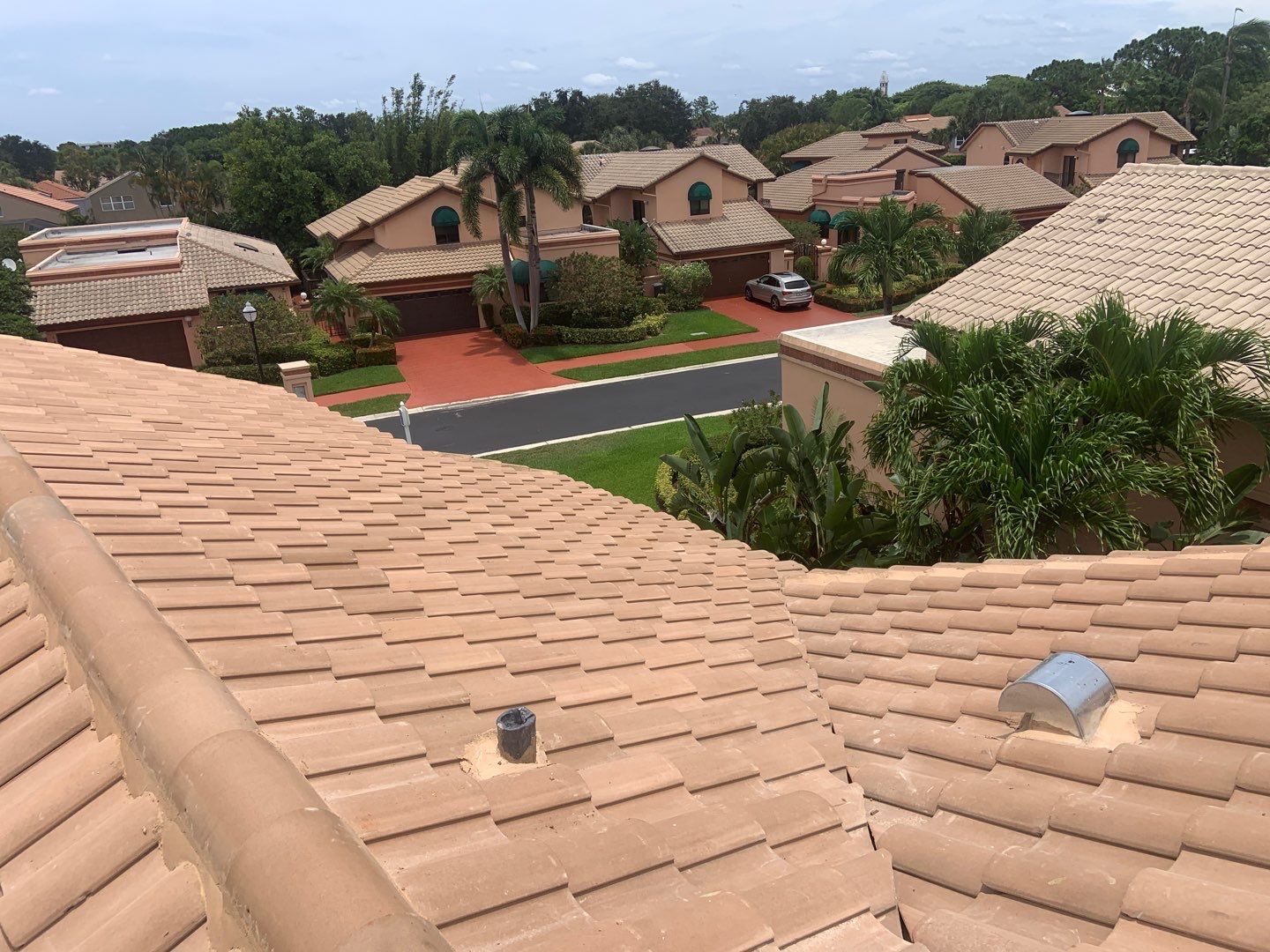 Complete Chimney Rebuild + Tile & Flat Re-Roof  by Morton Roofing, Inc.