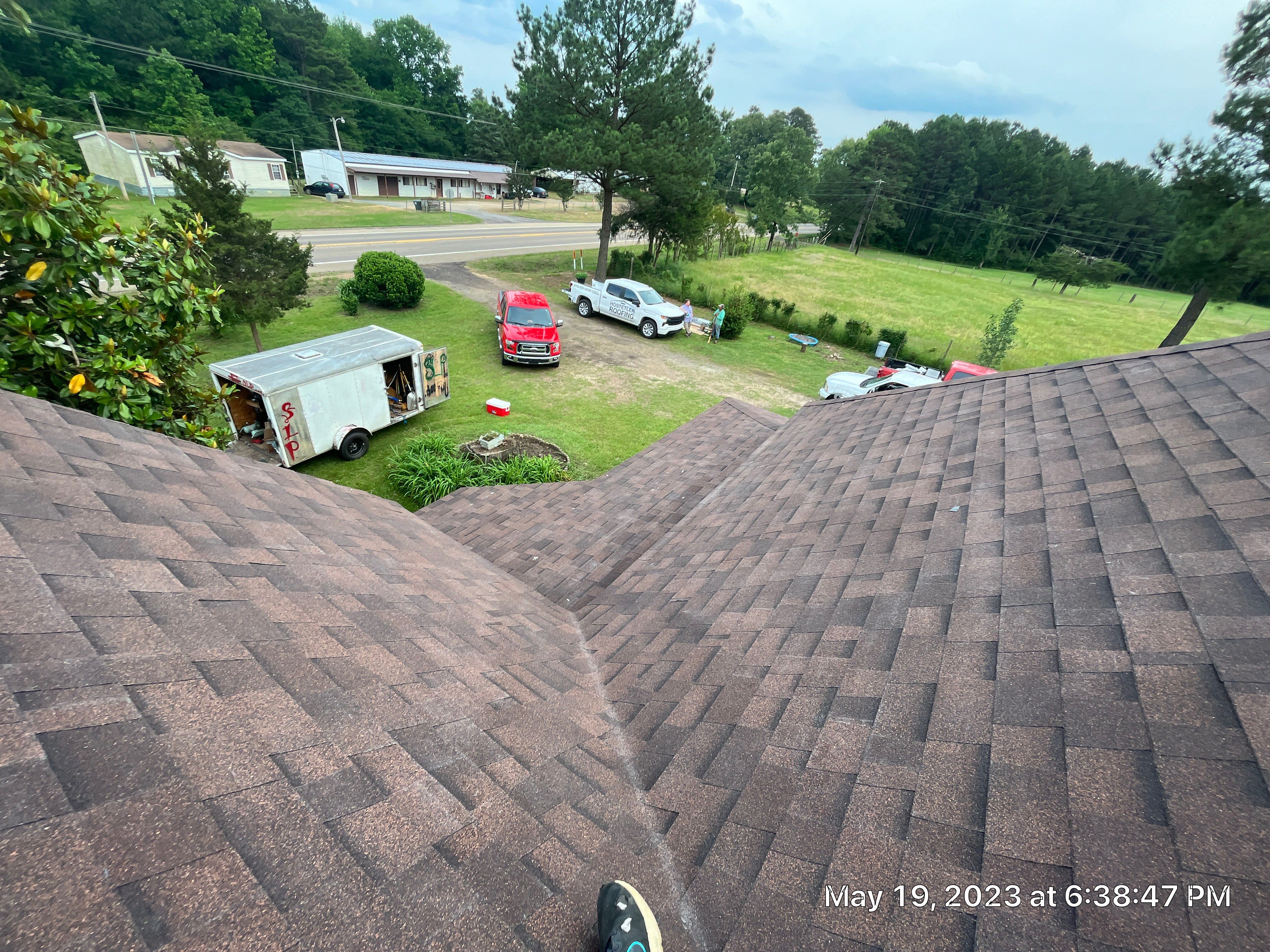 Residential Shingle Reroof using Malarkey Highlander NEX by Hostetler Roofing