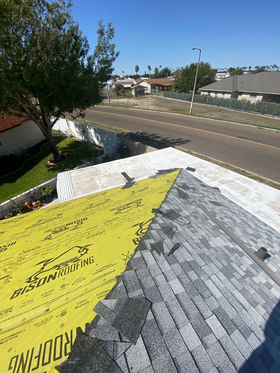 Mission Roof Project  by Bison Roofing  