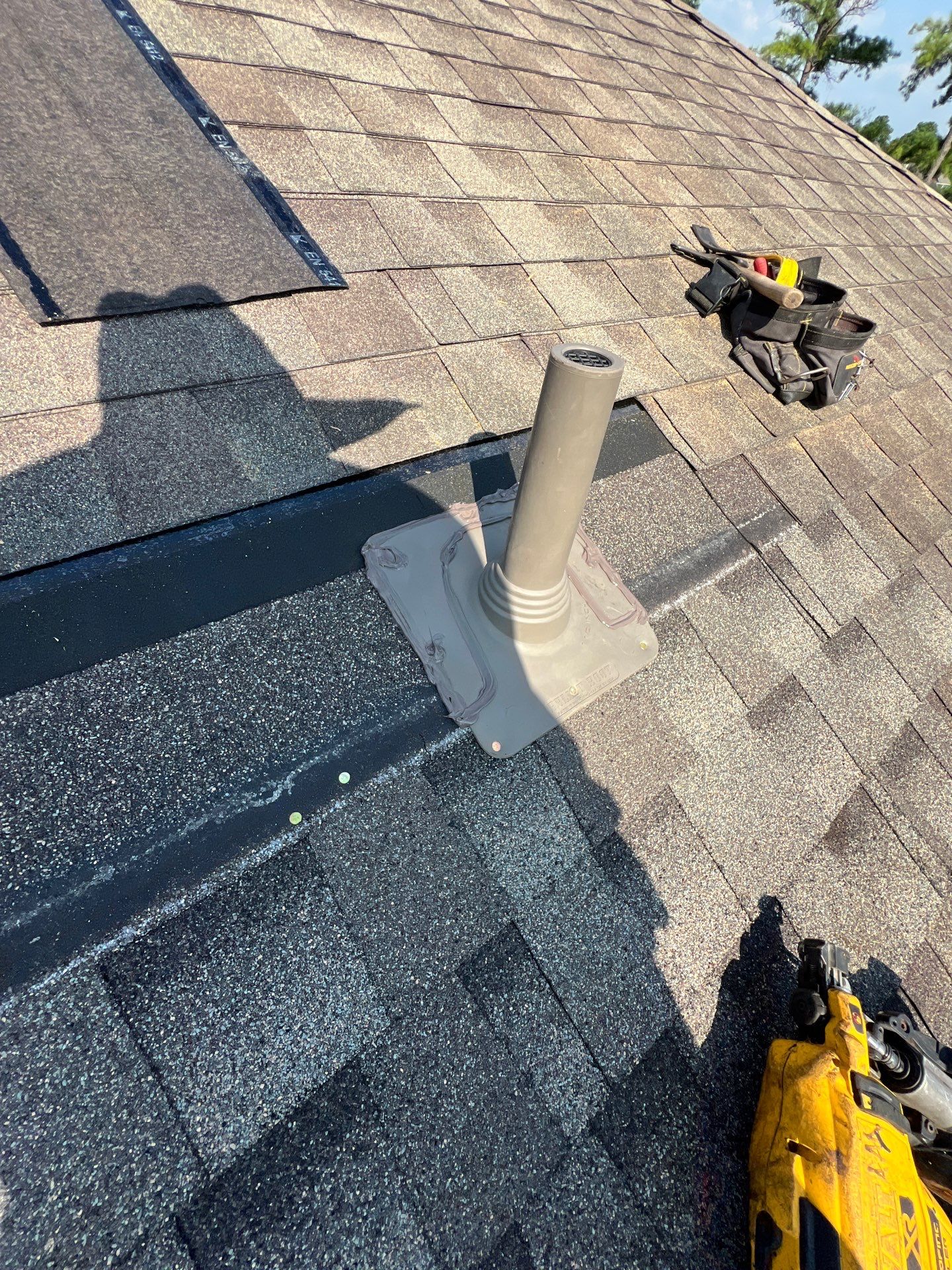 Hail Damage using Owen's Corning Duration (Lifetime) Shingles by Roof Repair Company