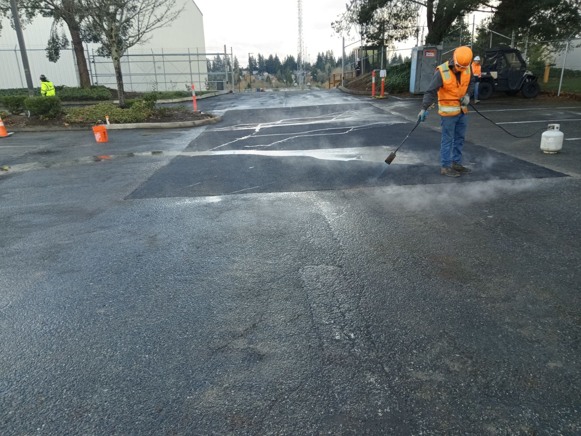 Tyler | Patch & Spot Repair and Curbing, Concrete & Asphalt Project by Jireh Asphalt & Concrete Inc 