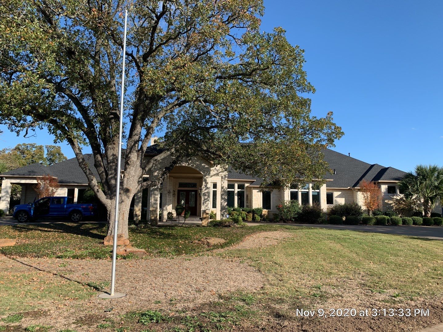 Huge Estate - Residential Roofing Installation using GAF Timberline HDZ Shingle System by First United Roofing & Construction