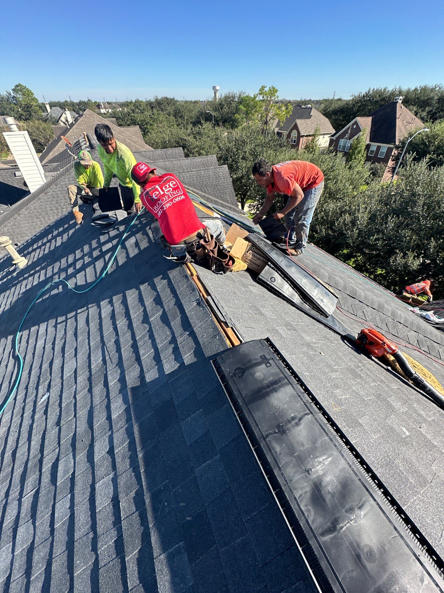 Project in Pearland by Motion Roofing
