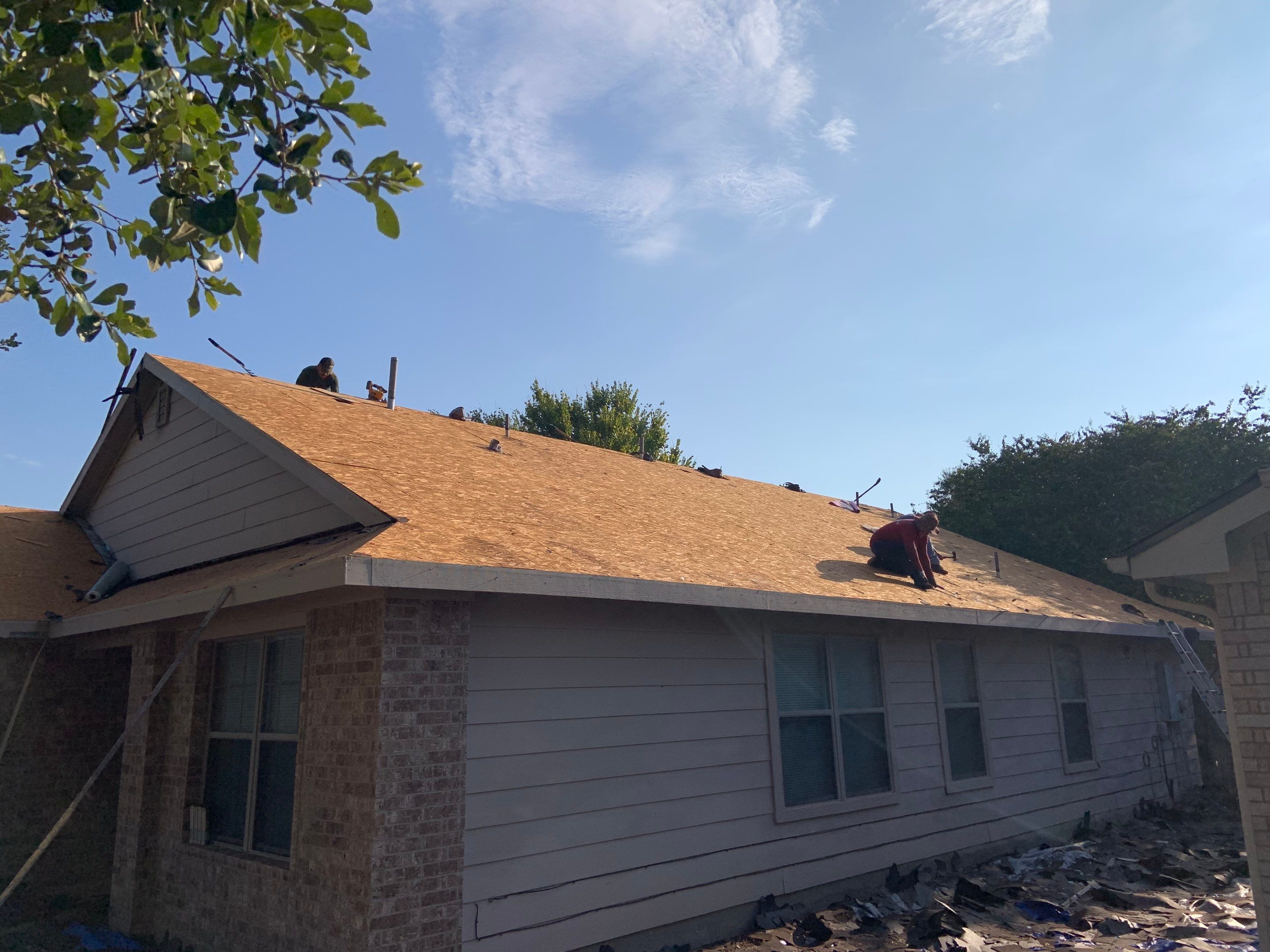 AMIG approved this roof for wind damage, fascia painting, and window work. by Roof Repair Services LLC