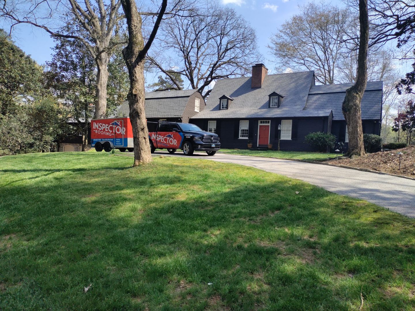 Residential Roofing Installation using Da Vinci Slate  by Inspector Roofing and Restoration