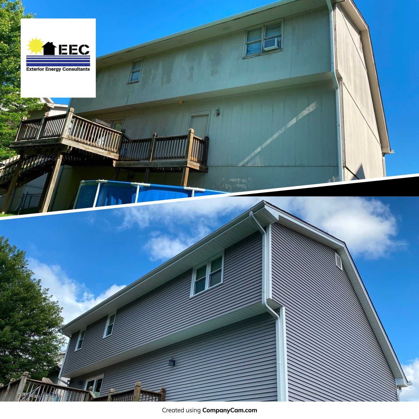 WOOD ROT to New Vinyl Siding by EEC  Windows, Siding & Roofing 