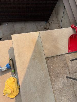 Gutter Cleaning in Hillsborough, NJ — Gallo Bros job photo