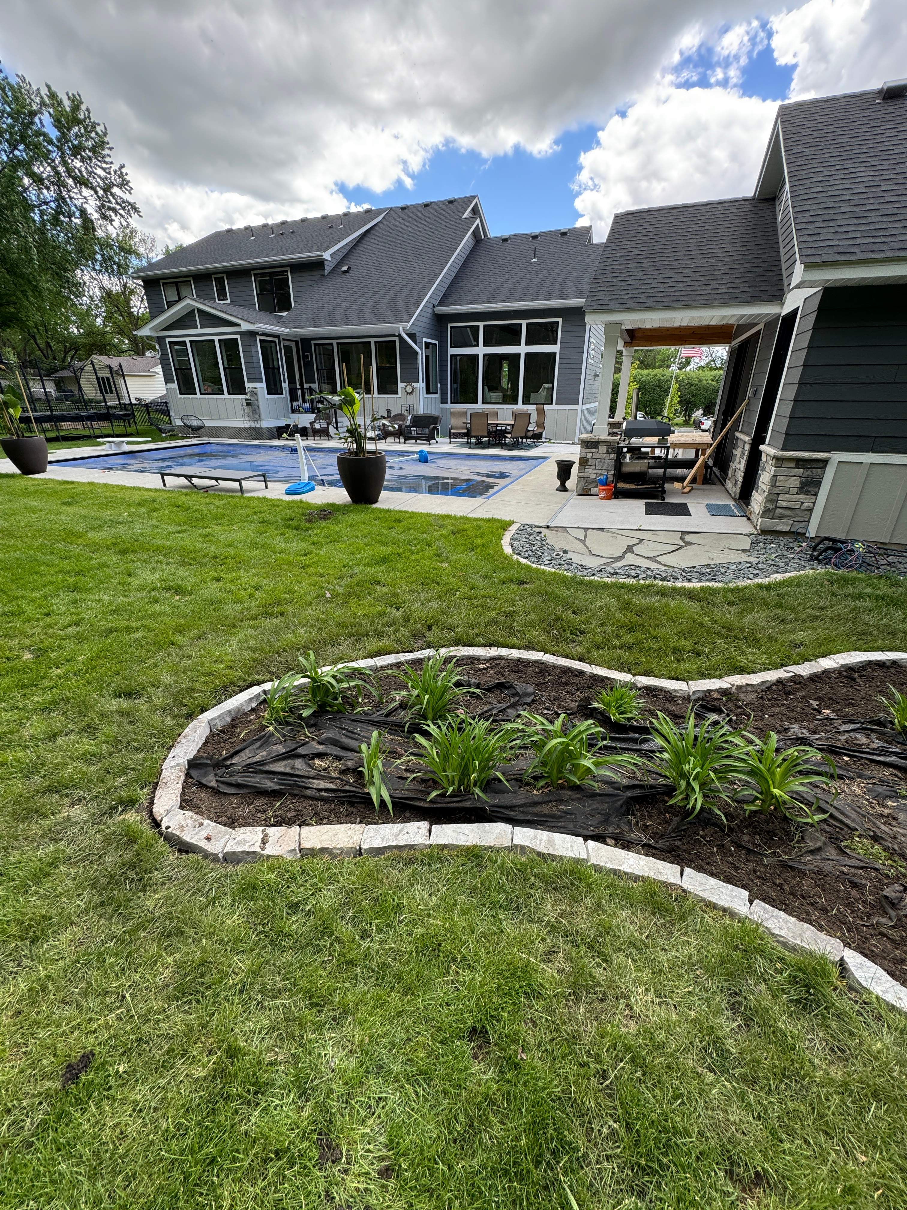 Edging Installation by Sota landscaping