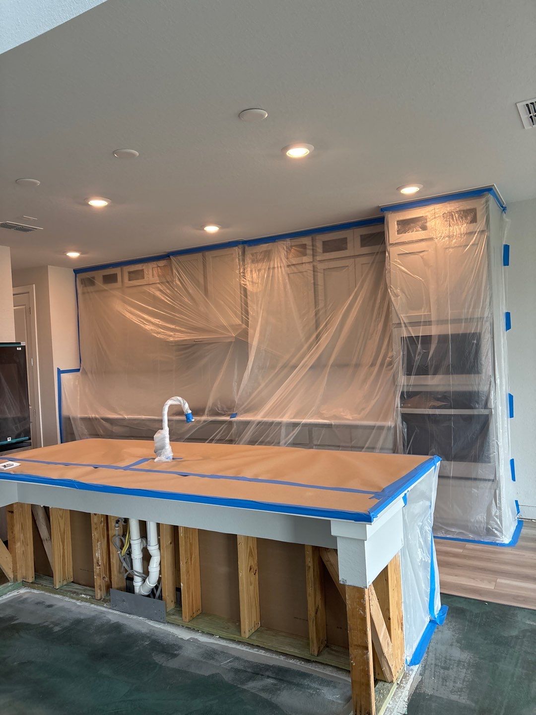 Post-Water Damage Reconstruction – Newly Built Home by L&T General Contractors and Restoration INC