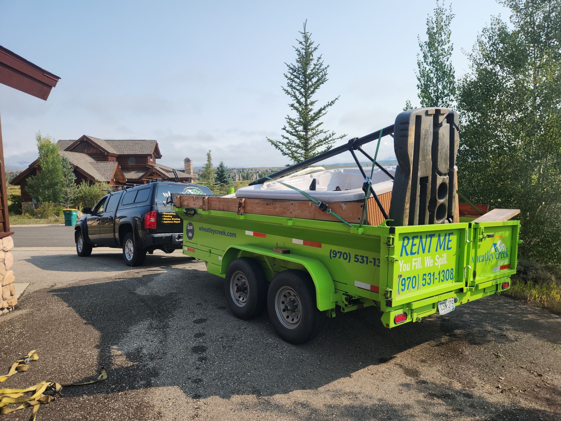 Hot Tub Removal by Wheatley Creek Services