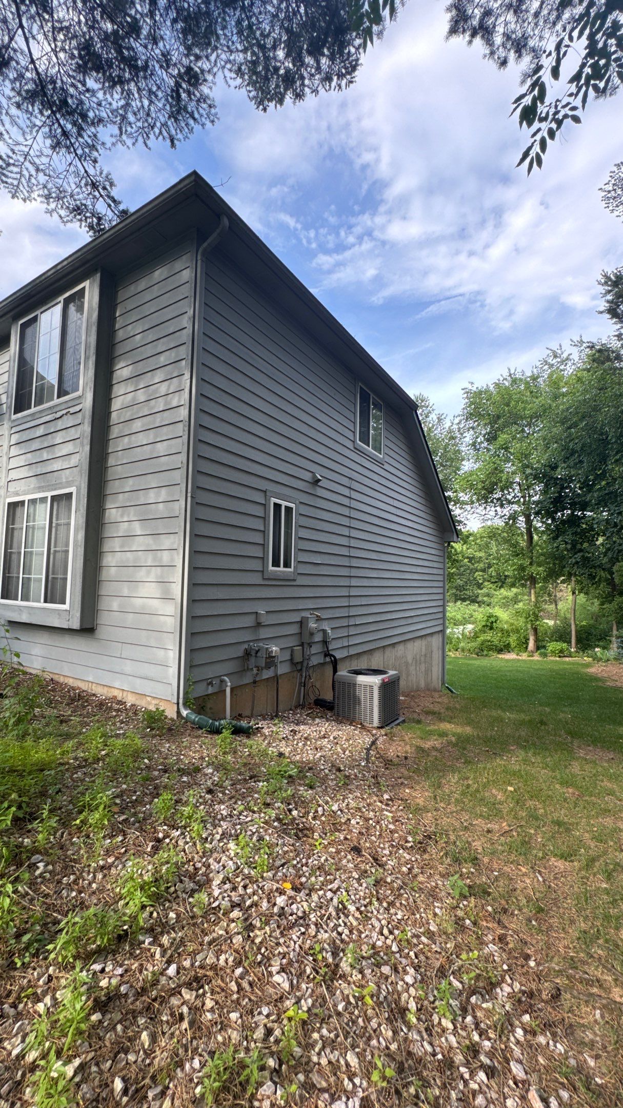 Siding Replacement using Ascend Laguna Blue by 180 Contractors