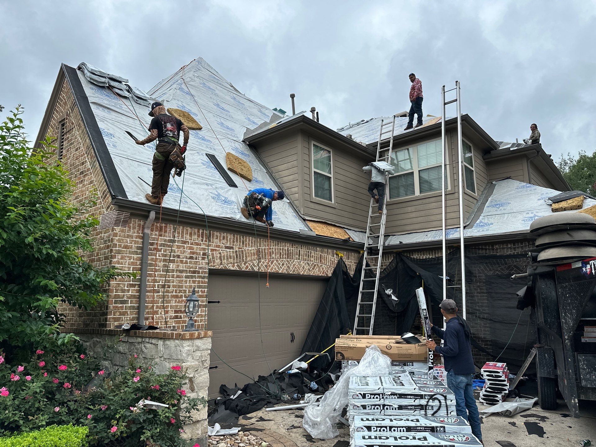 Project in Spring by Motion Roofing