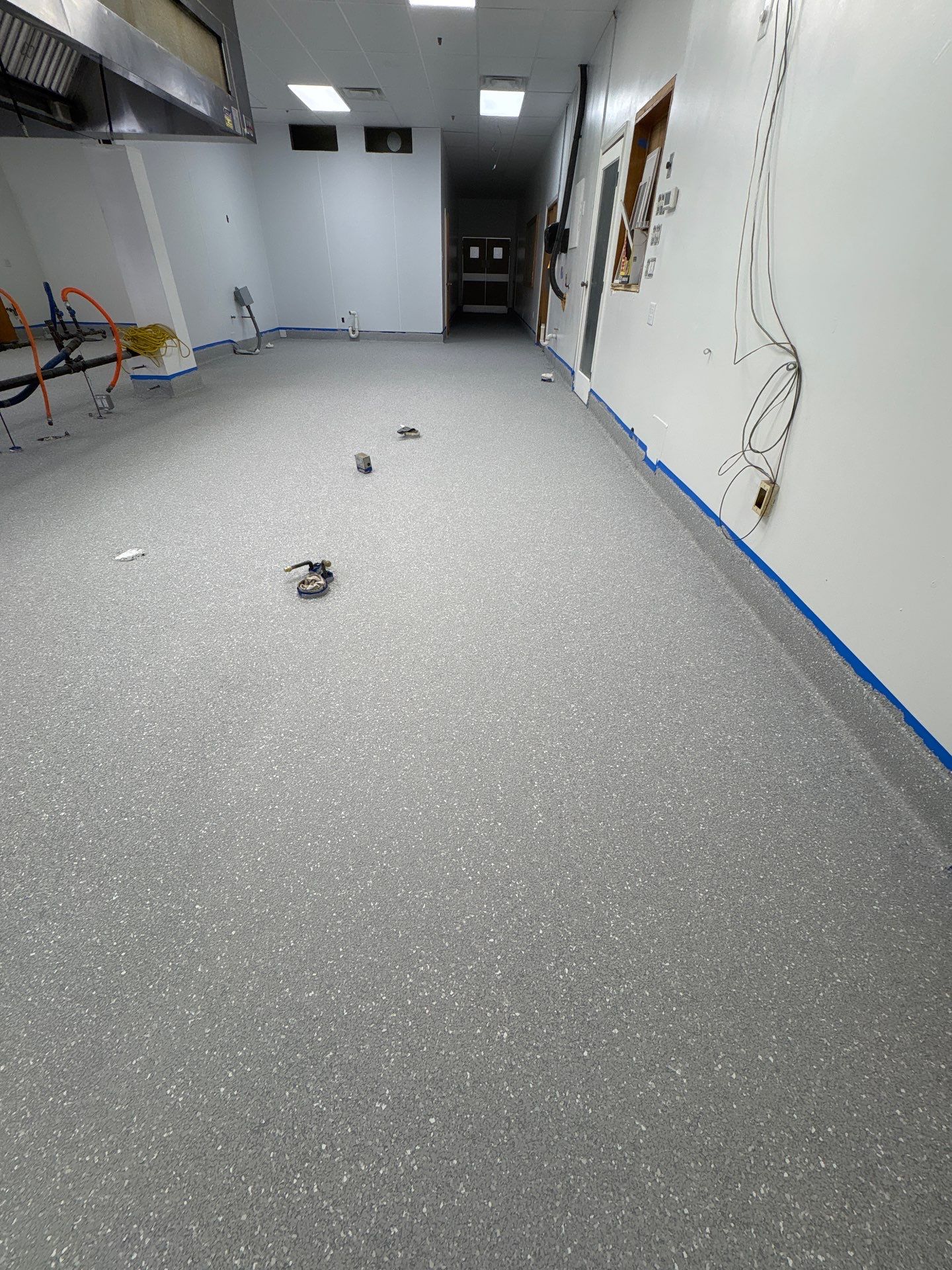 Commercial Kitchen Floor Remodel at Elks, Winchester, VA by Tailored Concrete Coatings