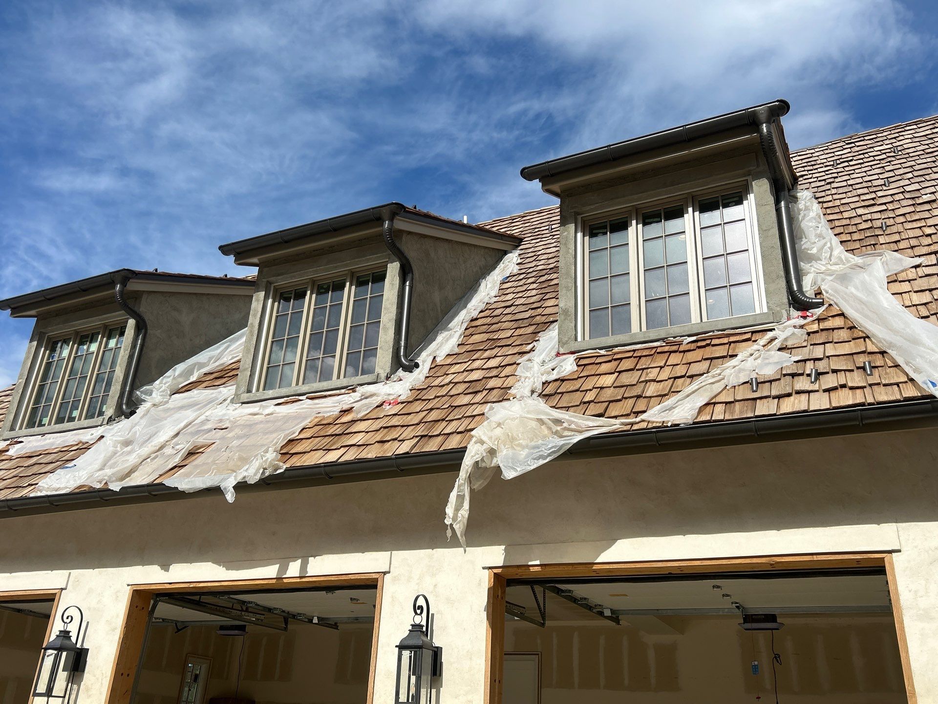 Project in Mapleton by Master Rain Gutters.