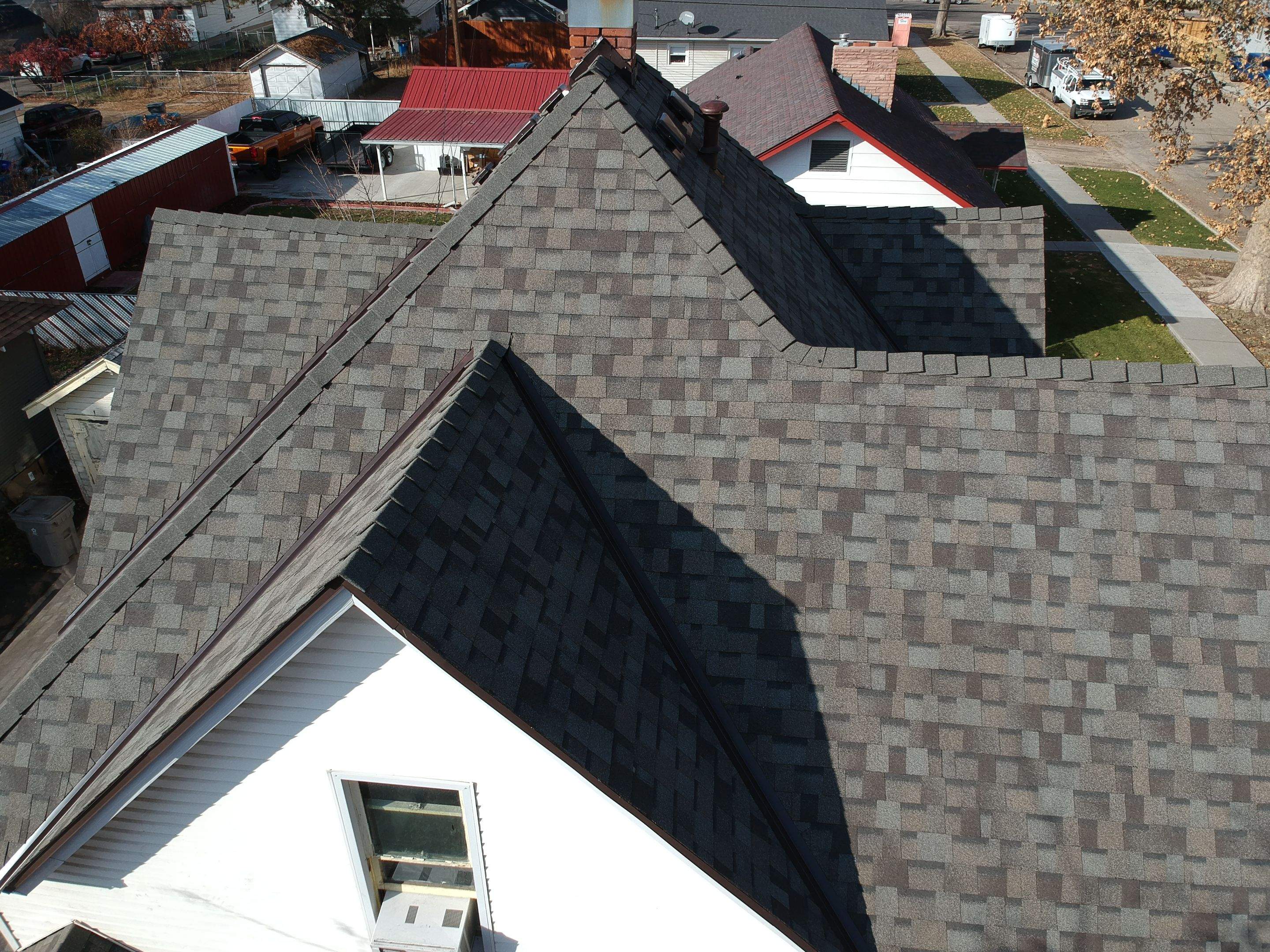Nampa Idaho Two Story Residential Roofing Installation using Owens Corning by ID Roofing LLC