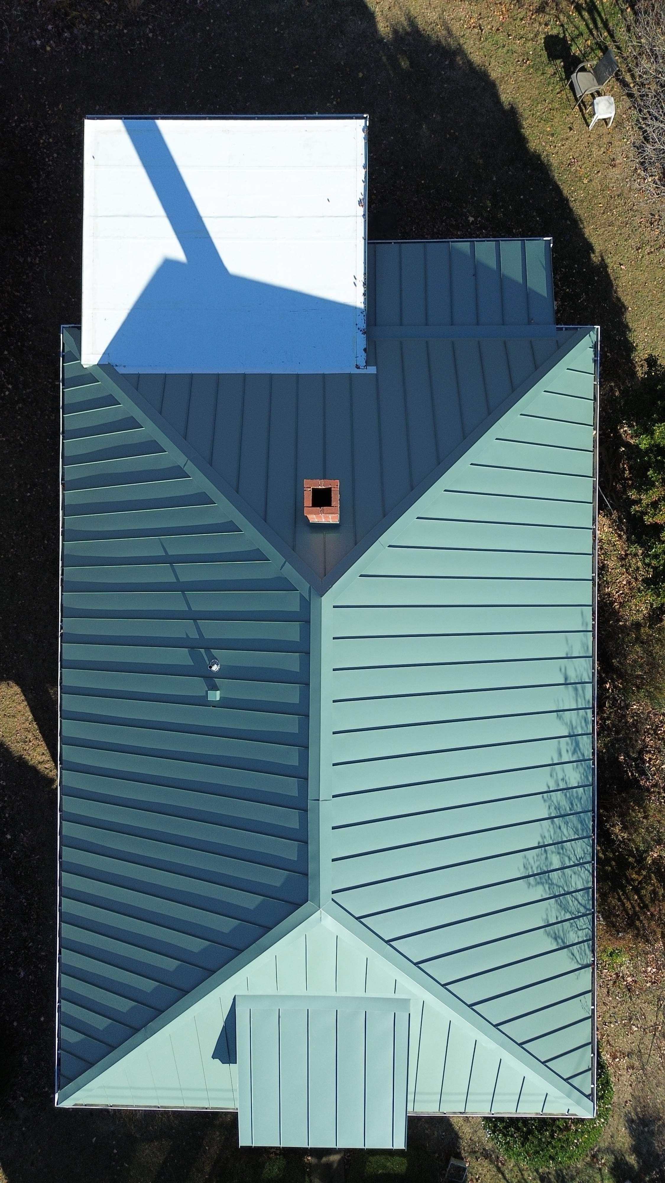 Residential Roofing Installation using Standing Seam Metal Roof | Mechanically Fastened | 24 Gauge by Matter Construction, LLC