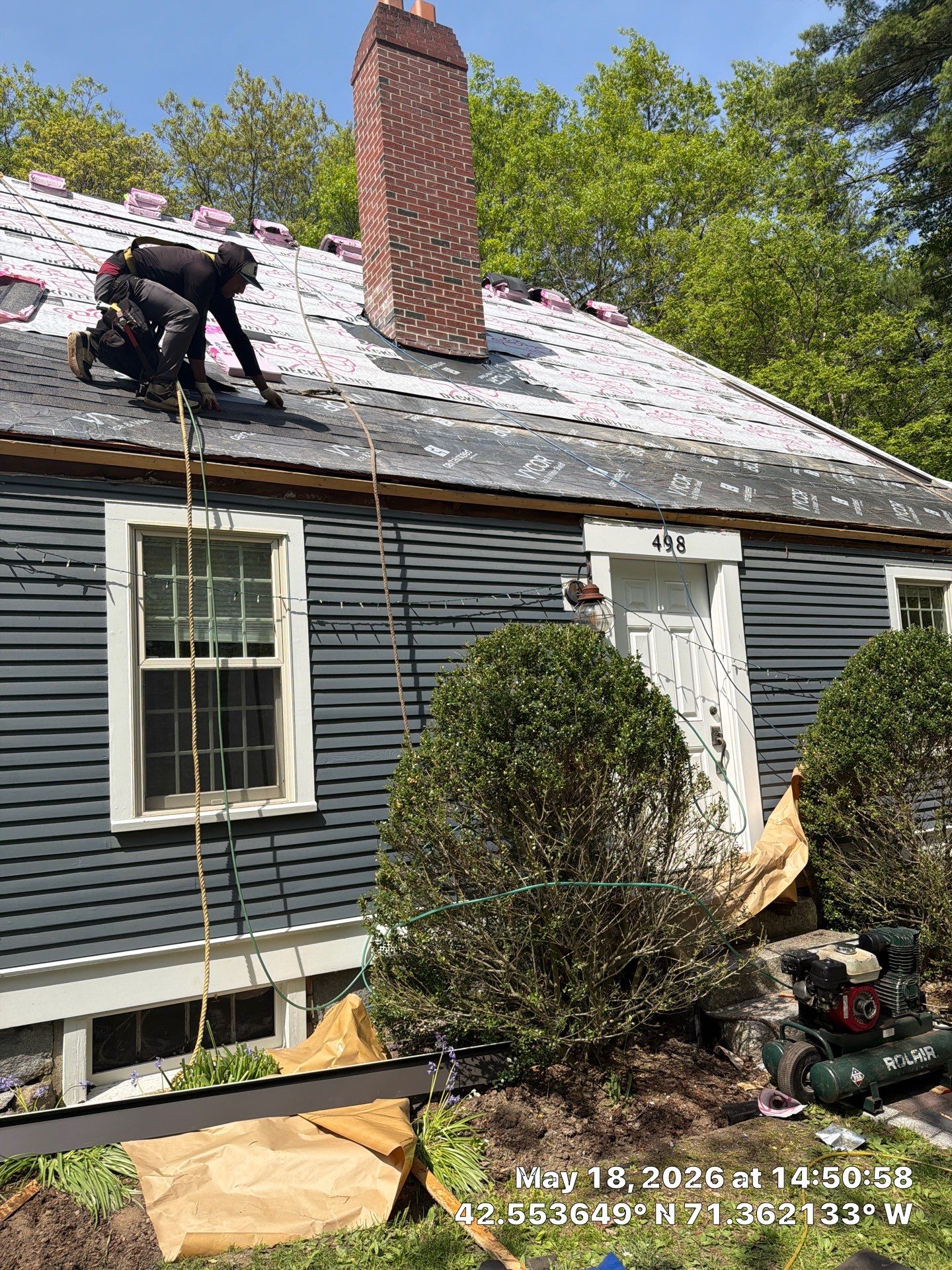 Roof Replacement + Metal Valleys + Snow Belt + Skylights — Carlisle, MA by Mighty Dog Roofing of Greater Middlesex County