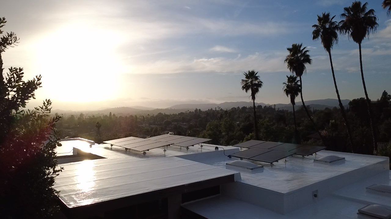 Silicone Roof Restoration – Escondido, CA by Zenith Roofing Services