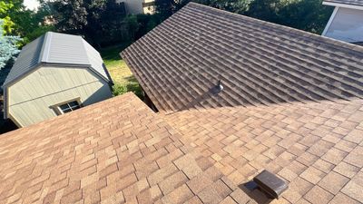 Stunning Roof Transformation in Mountain Home with Desert Tan Shingles