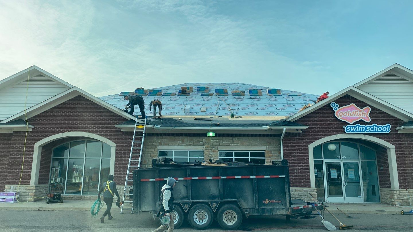 Commercial Roof Replacement by Bloomfield Construction & Restoration