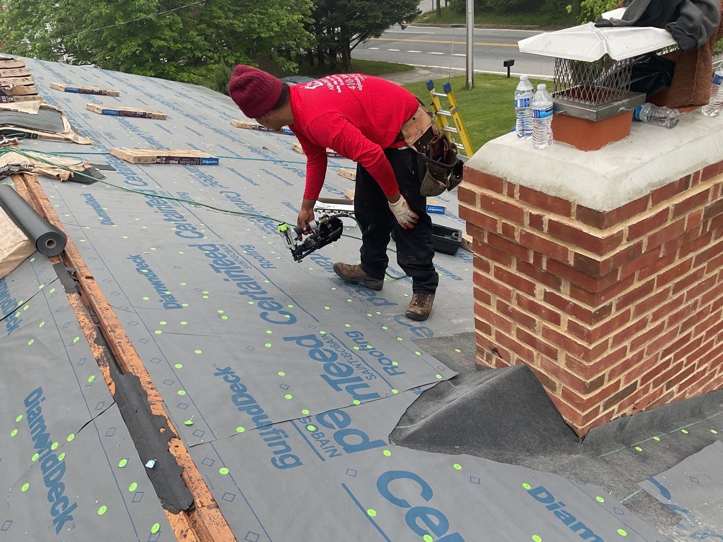 Residential Roofing Installation using CertainTeed Shingles by Alpha Design Services