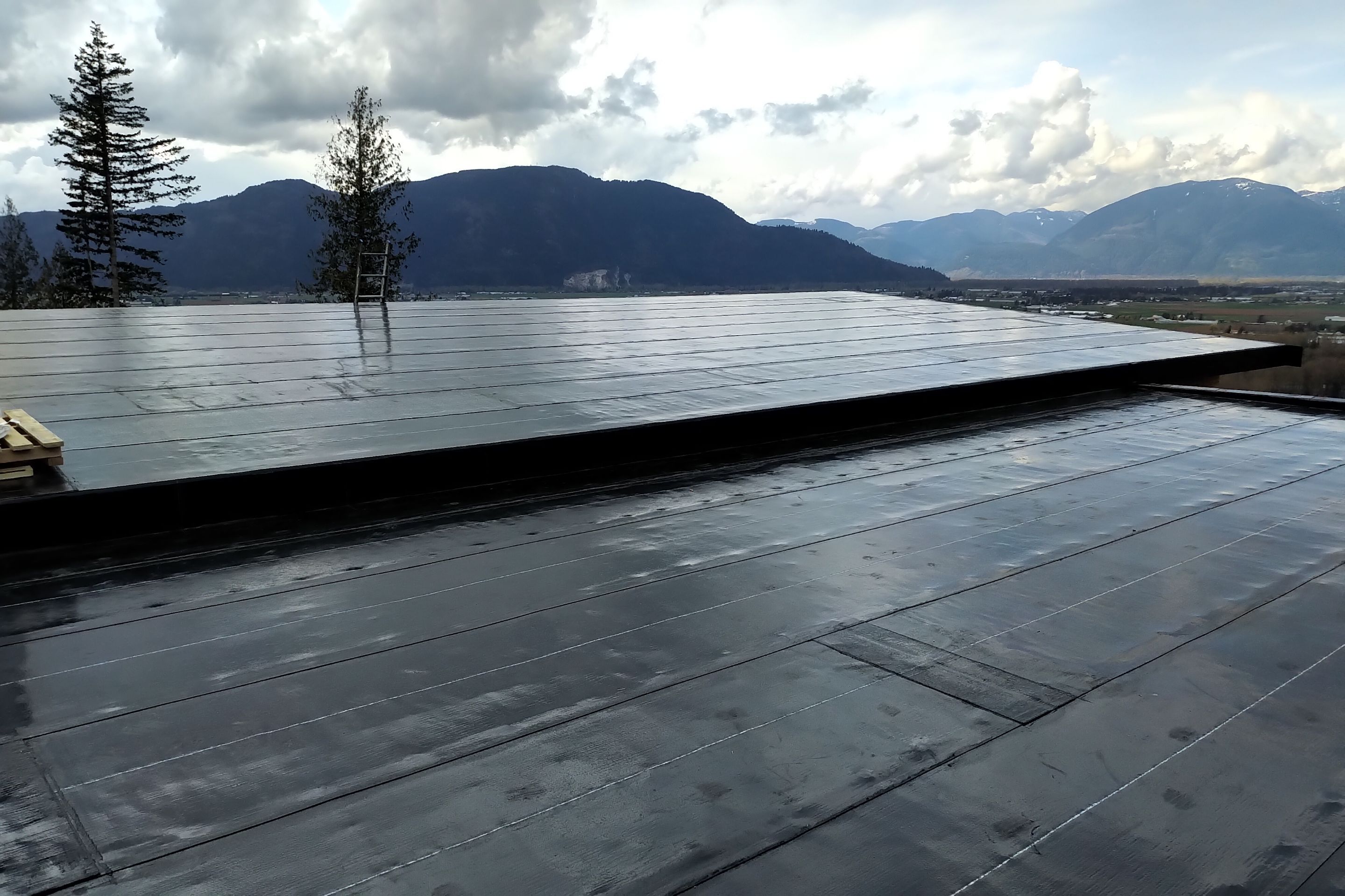 Residential Roofing Installation using IKO 2ply sbs  by Top Notch Roofing Inc