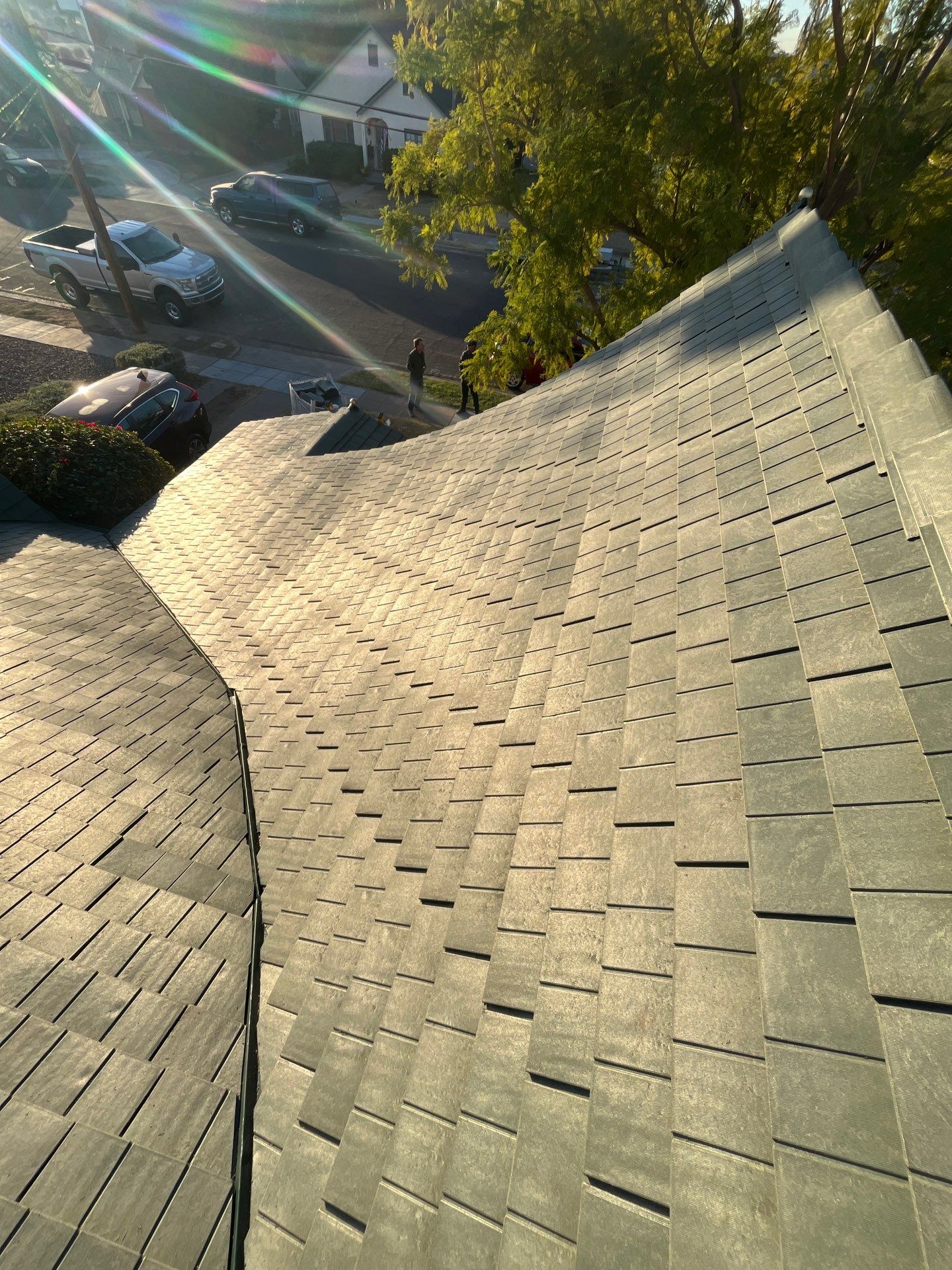 Slate Grey Enviroshake Tile by Reimagine Roofing