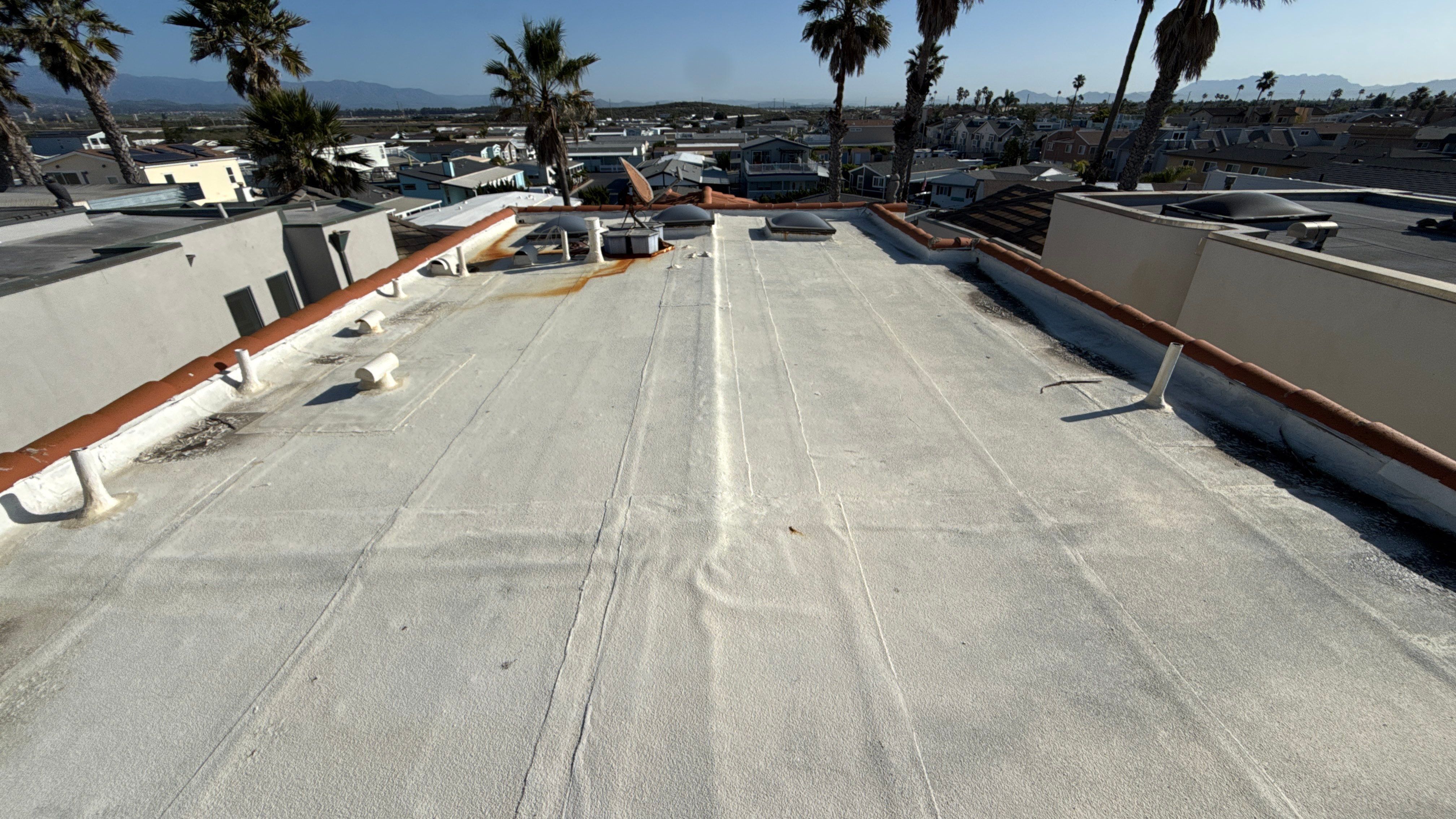 Residential Silicone Coating Project in Oxnard by Hull Brothers Roofing