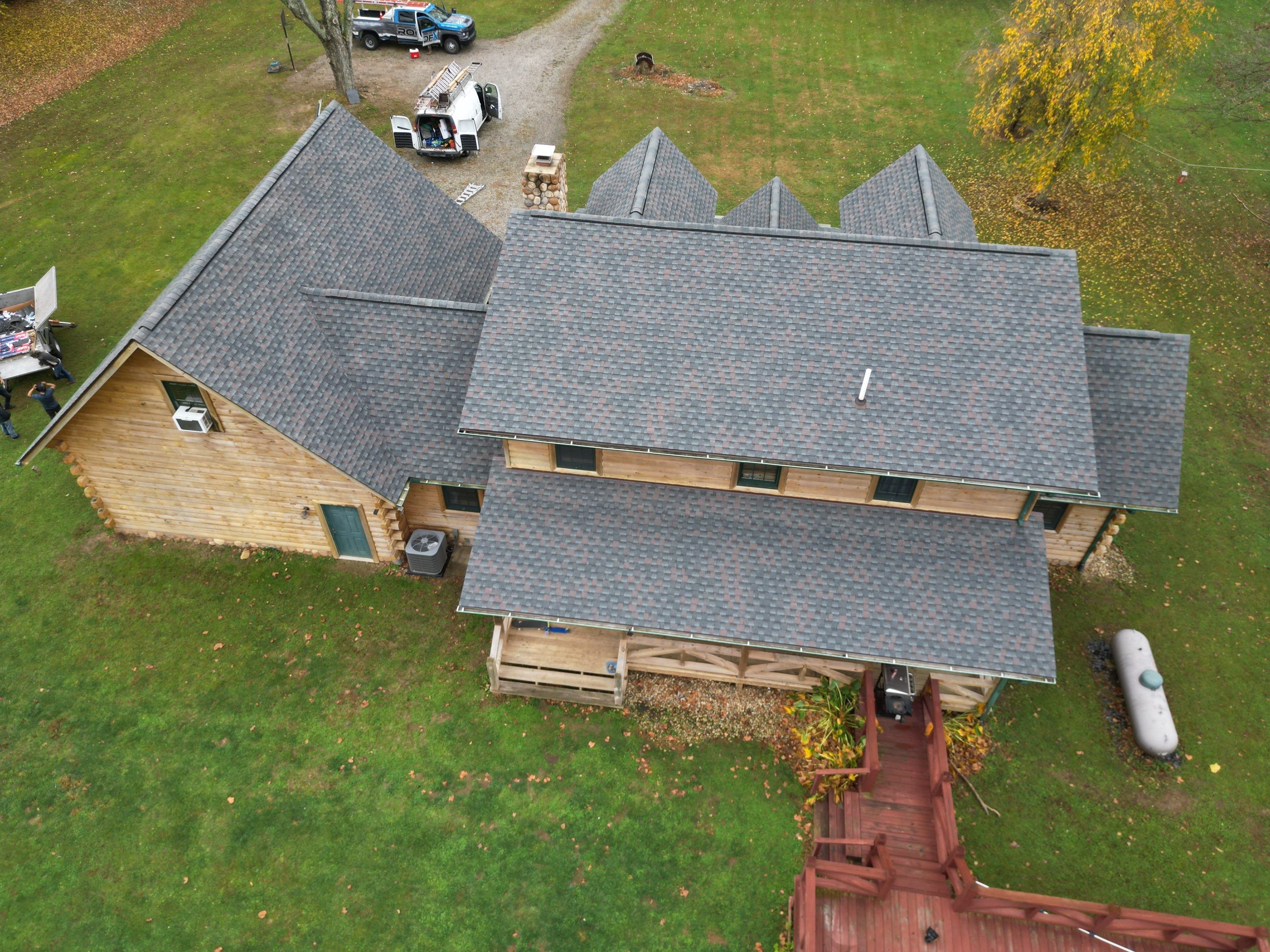 Residential Roofing Installation using Timberline HDZ Shingles - Williamsburg Slate by RoofX 