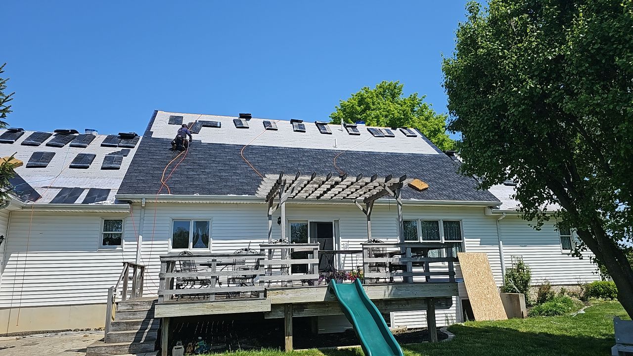 Residential Roofing Installation using Euro Shield Beaumount Shake Black by Nitro Roofing and Construction