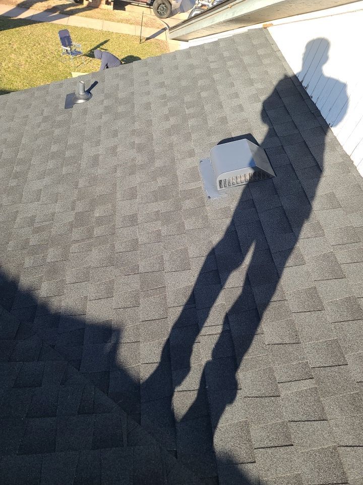 roof & box vent in Norman by McCann's Roofing and Construction