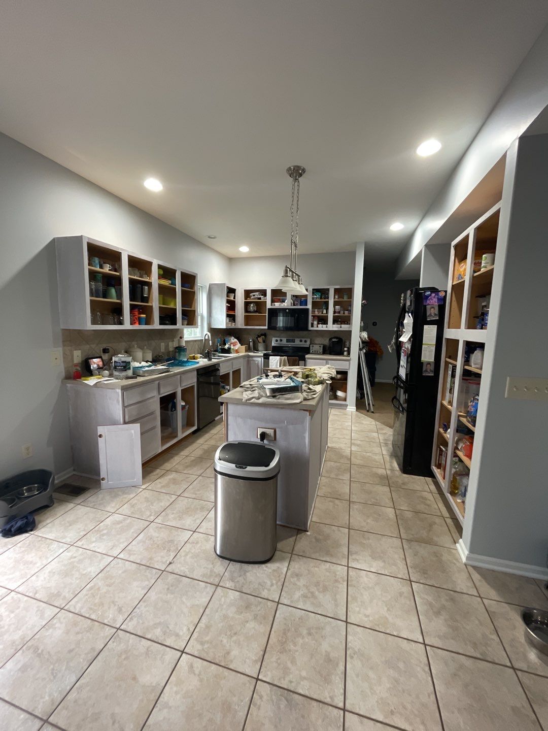 Kitchen Remodel using Sherwin Williams paint by Lightning Exteriors