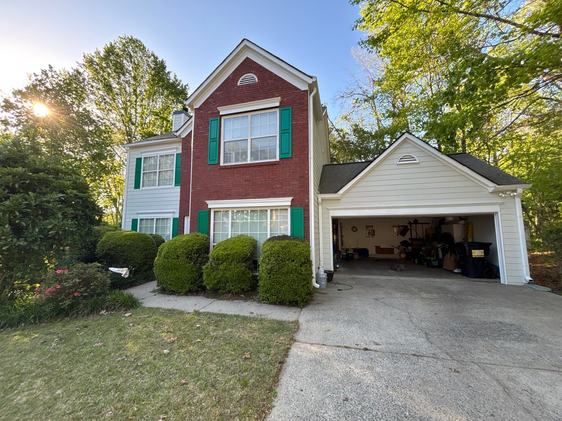 Siding and Rotten Wood Replacement, Deck Stain, and Exterior Painting in Kennesaw, GA by Nelson Exteriors
