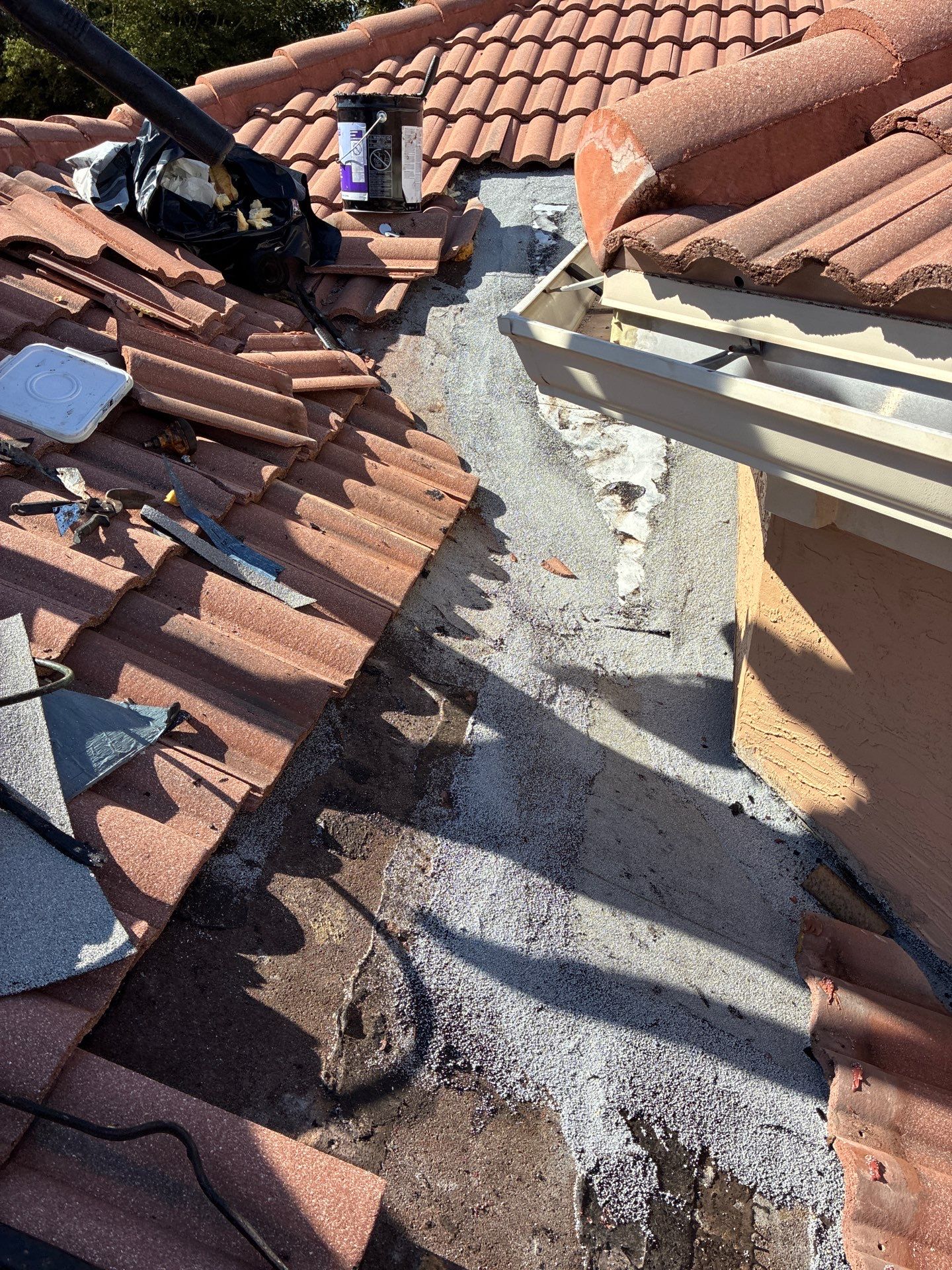 Tile Roof Leak Repair and Decking Replacement in Boynton Beach by Aastro Roofing