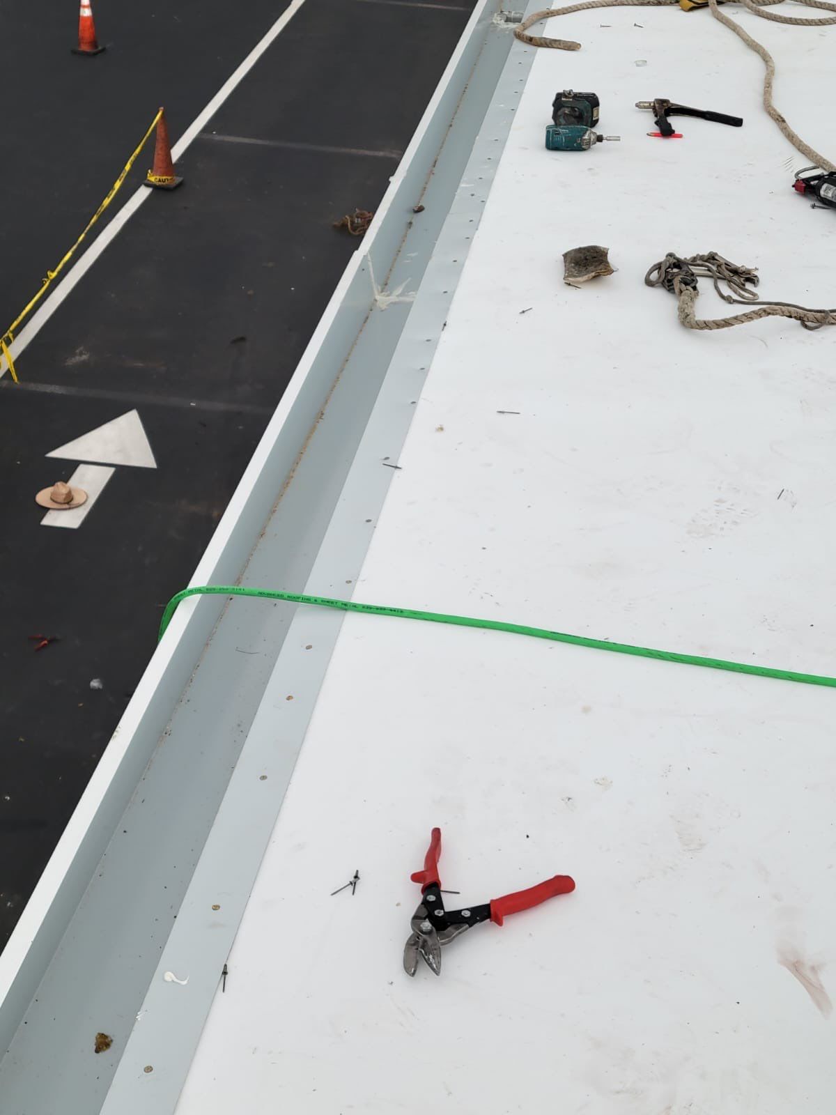 Emergency Repair on School from Storm Damage by Four Peaks Roofing
