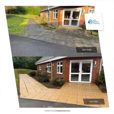 Care Home Roof and Walk Ways clean