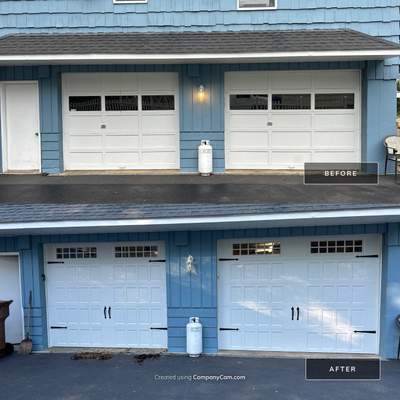Garage Door Installation using Amarr Designer Choice door