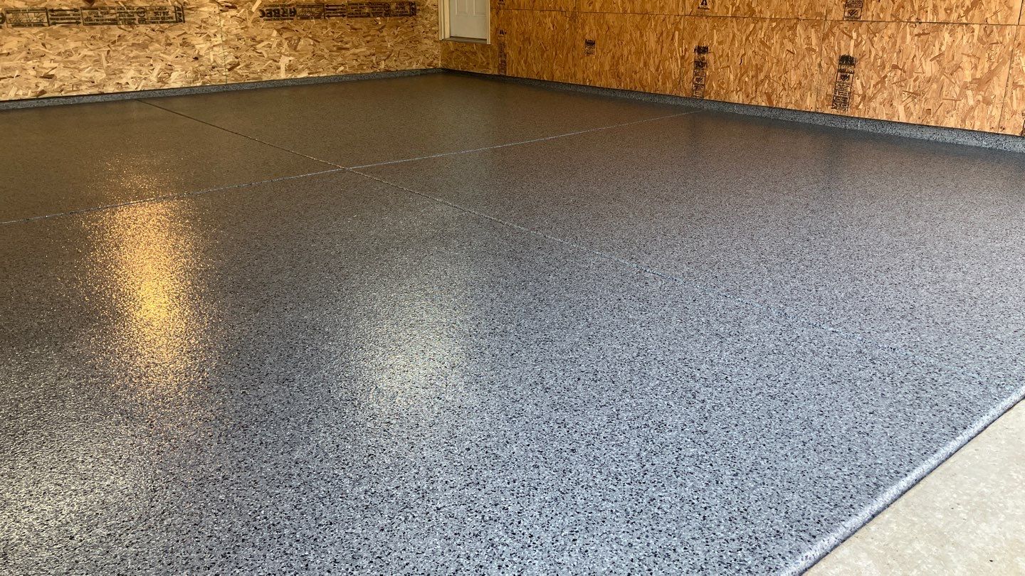 Garage Floor Coating in South Bend! by Innovative Spaces / Innovative Concrete Coatings